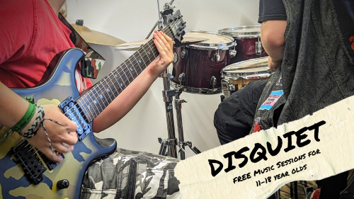 IdeasTest's tweet photo. #DisQuiet is for 11-18 year olds in #Medway and #Swale that want to make music for the first time, or are looking for support and mentoring to take their music to the next level. 
Spread the word!
https://t.co/QVDB3Qc1Un https://t.co/RzWS1YvZN9