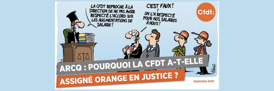 CFDT_Orange's tweet photo. La CFDT a assigné #orange en justice pour mise en œuvre déloyale de l'Accord sur la Reconnaissance des Compétences et des Qualifications)
#ARCQ #telecom #LifeAtOrange
Notre tract ici ⬇️
https://t.co/K7knzpObKQ https://t.co/eWPG8RIqHn