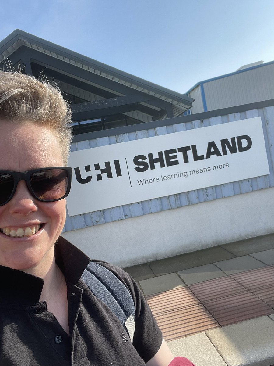 We’re here! All set for a full day of sessions around #EDI #stepforward #sustainability #traumainformed with @uhishetland @ColDevNet @VERBICOSITY