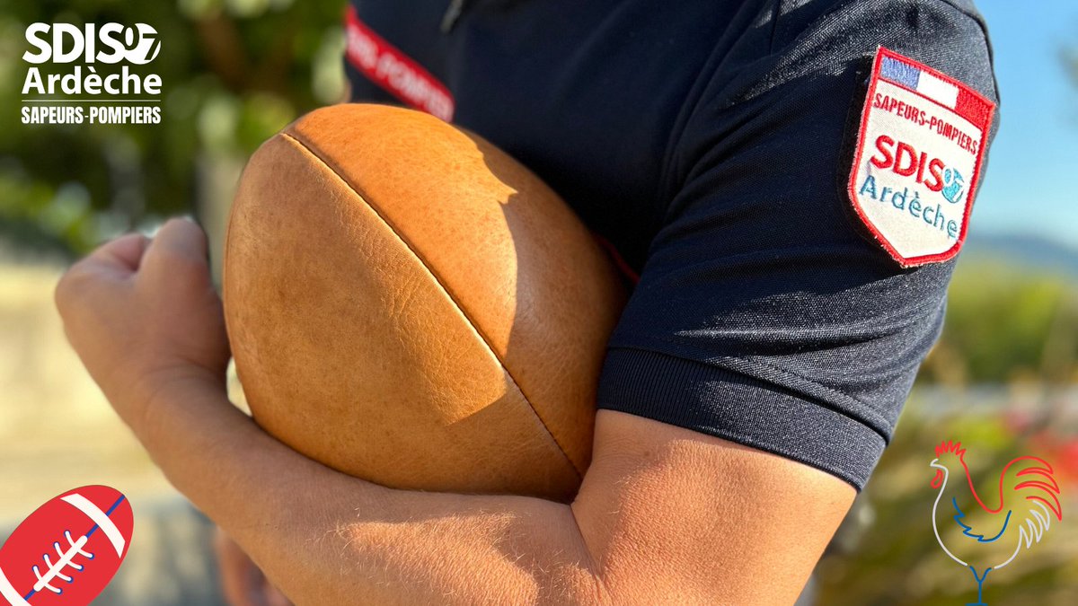 🏉JOUR-J #CoupeDuMondeDeRugby
Les sapeurs-pompiers de l'#Ardèche soutiennent le #XVdeFrance ! 💪
Allez les bleus ! 🇫🇷
