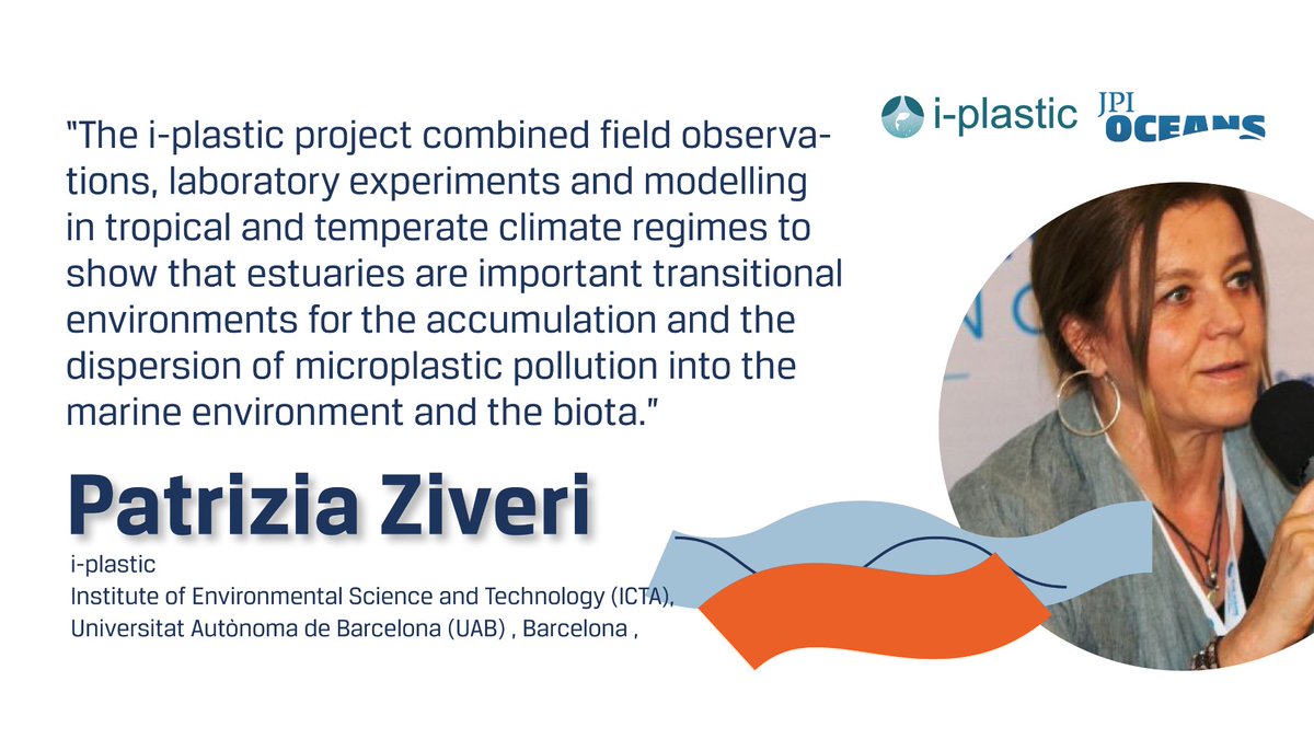 For today’s project highlight of the Joint Action “Ecological Aspects of Microplastics”, we are introducing #iplastic. Project coordinator, Patrizia Ziveri, highlights that estuaries are important transitional environments for the accumulation and the dispersion of microplastics.