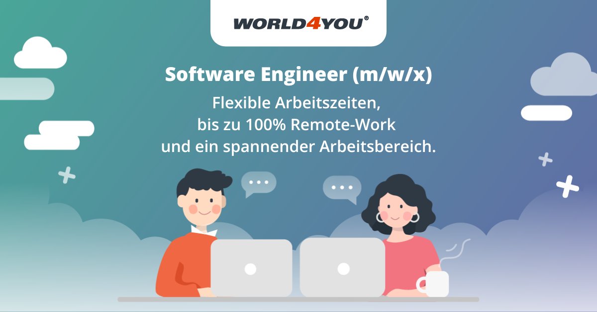 Lust auf eine spannende Herausforderung? Wir suchen einen Software Engineer (m/w/x)! 💻
Kümmere dich um die Architektur und Programmierung unseres verteilten Software Stacks im Bereich Netzwerk, Backup, Mail- und Webhosting. 🌐💼 w4y.at/jobs