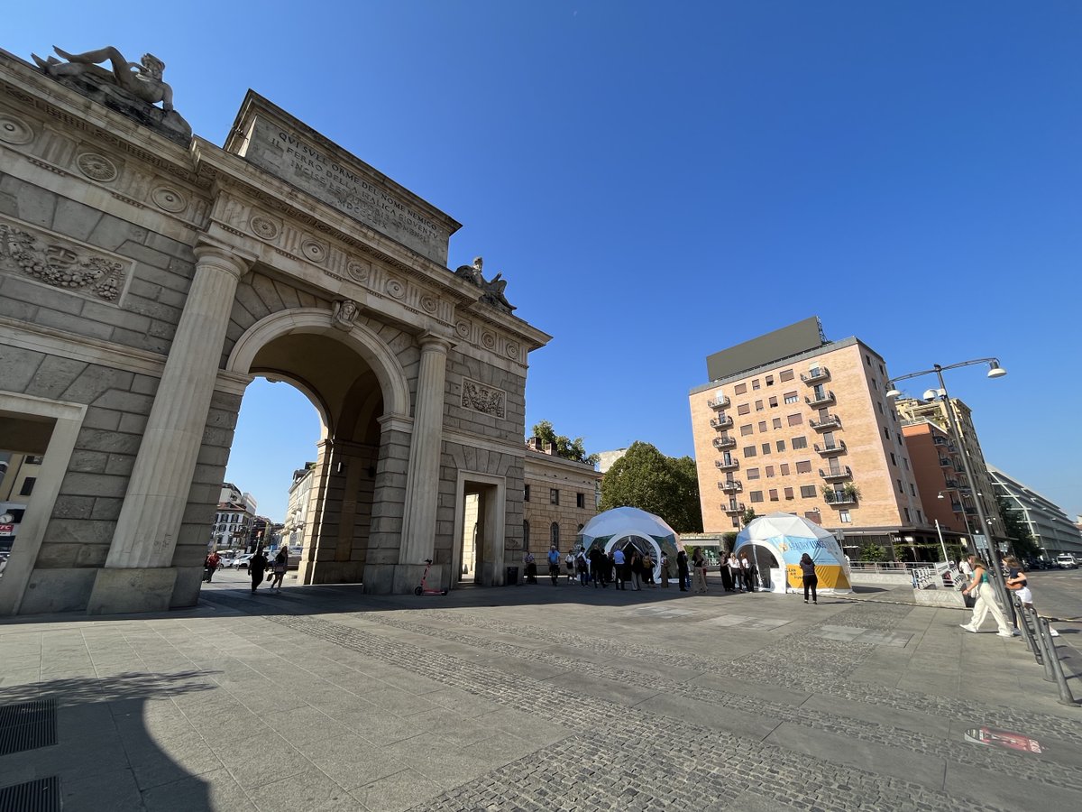 EuropeanLung's tweet photo. Good morning #Milan! Come and join us at the Piazza XXV Aprile for a free lung check and to hear more about the importance of clean air and keeping your lungs healthy. Open from 12:00 CEST
#ERSCongress #HealthyLungsforLife #TakeTheActiveOption #BreatheCleanAir #Forestami https://t.co/naMlofPj1X