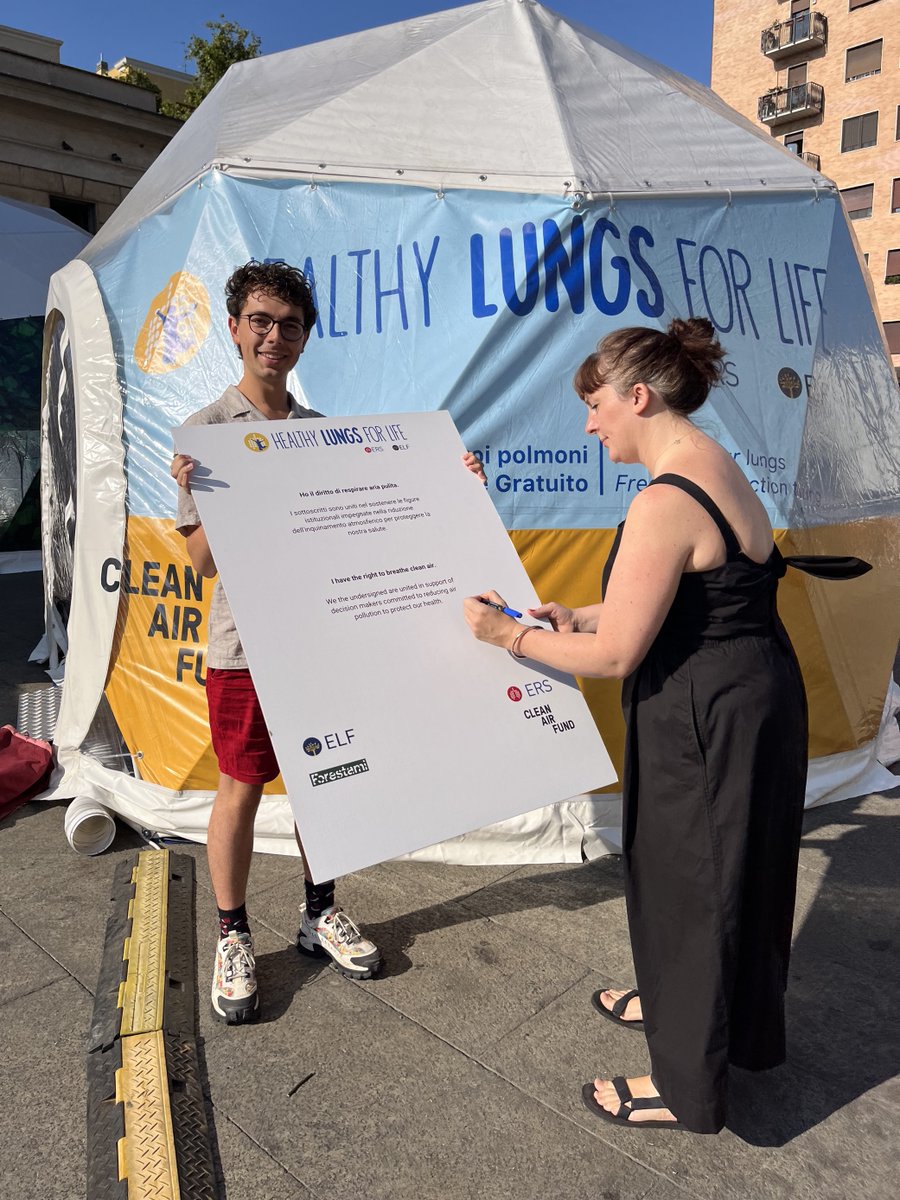 EuropeanLung's tweet photo. Good morning #Milan! Come and join us at the Piazza XXV Aprile for a free lung check and to hear more about the importance of clean air and keeping your lungs healthy. Open from 12:00 CEST
#ERSCongress #HealthyLungsforLife #TakeTheActiveOption #BreatheCleanAir #Forestami https://t.co/naMlofPj1X