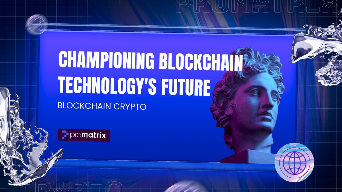 Promtrx's tweet photo. π With #proMatrixCapital, we're leading the charge in shaping the future of technology. ππ What's your favorite #web3 project out there? Share your thoughts! π https://t.co/Ta9JC3v7AN