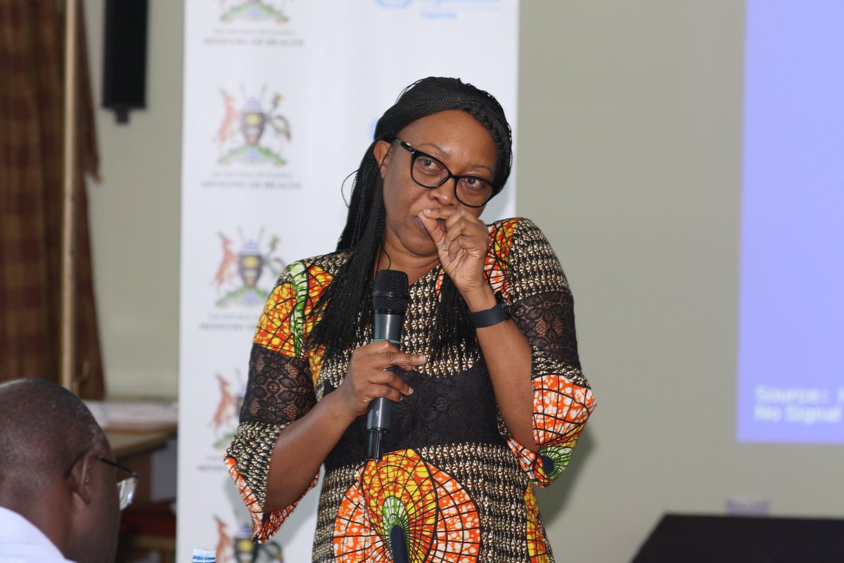 WHOUganda's tweet image. Recently, @WHOUganda, &amp;amp; @MinofHealthUG concluded a two-day training &amp;amp; planning workshop for 119 frontline health managers from 24 districts bordering DRC that are at a risk of transmission of #Ebola Zaire in case it occurs.