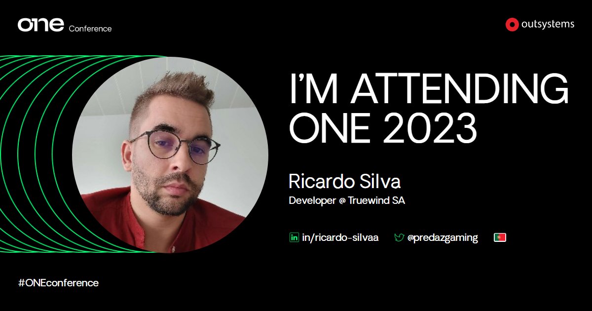 predazgaming's tweet photo. Hello! See you in there 12 &amp; 13 of september. #outsystems #lowcode #truewind #axians #nextstep https://t.co/yMW5n9KnLU