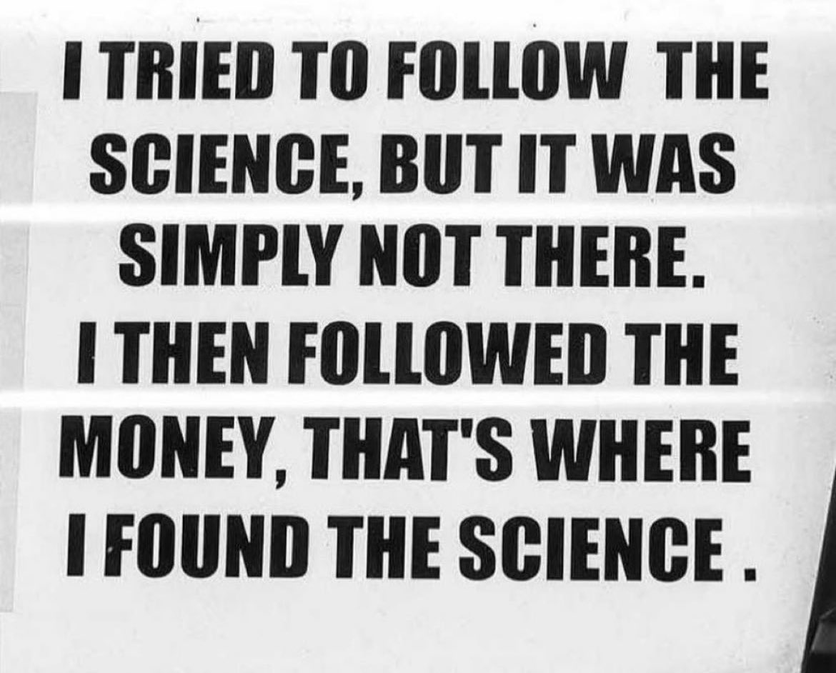 Follow the science #FollowTheScience