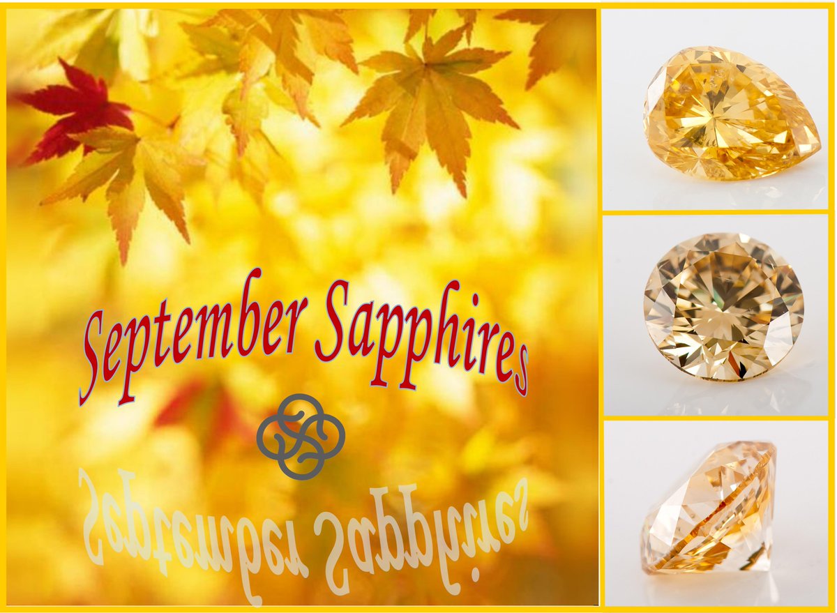 A maiden born when autumn leaves
Are rustling in September's breeze,
A Sapphire on her brow should bind,
To bring her joy and peace of mind.

A Gregorian Birthstone Poem