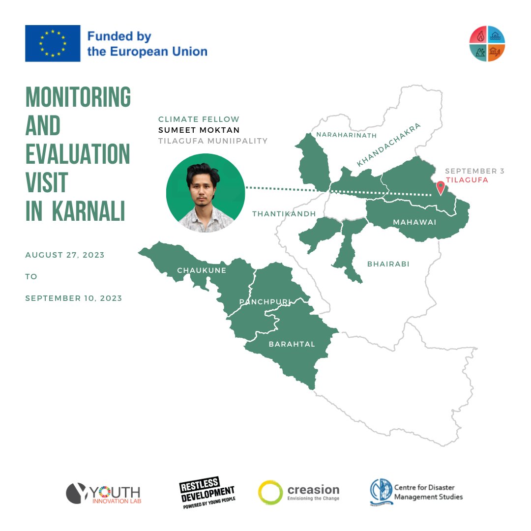 DRRFellowship's tweet photo. ** Successful completion of #climatefellowship M&amp;E and Bipad Portal Launch at Tilagufa Municipality, Kalikot** At the event Bipad Portal was formally launched by Mayor Mr. Sankhar Prasad Upadhya who announced plans to advance discussions on LDCRPP.#DRR #BipadPortal https://t.co/ZNcUeImz1t