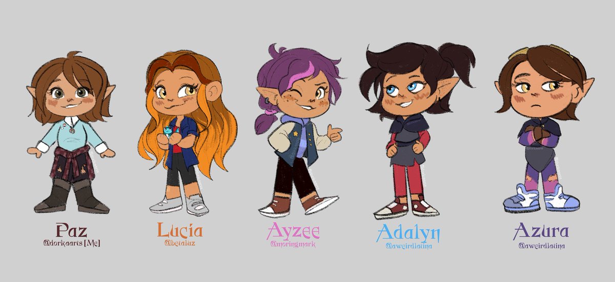 dorkaarts's tweet photo. [Reposting]

Lumity fankids unite!!

Been loving to draw in this potato style, so I decided to draw my fav OCs with mine!! (Paz)
@Aweirdlatina
@MoringmarkMark https://t.co/P8mjwThAbQ