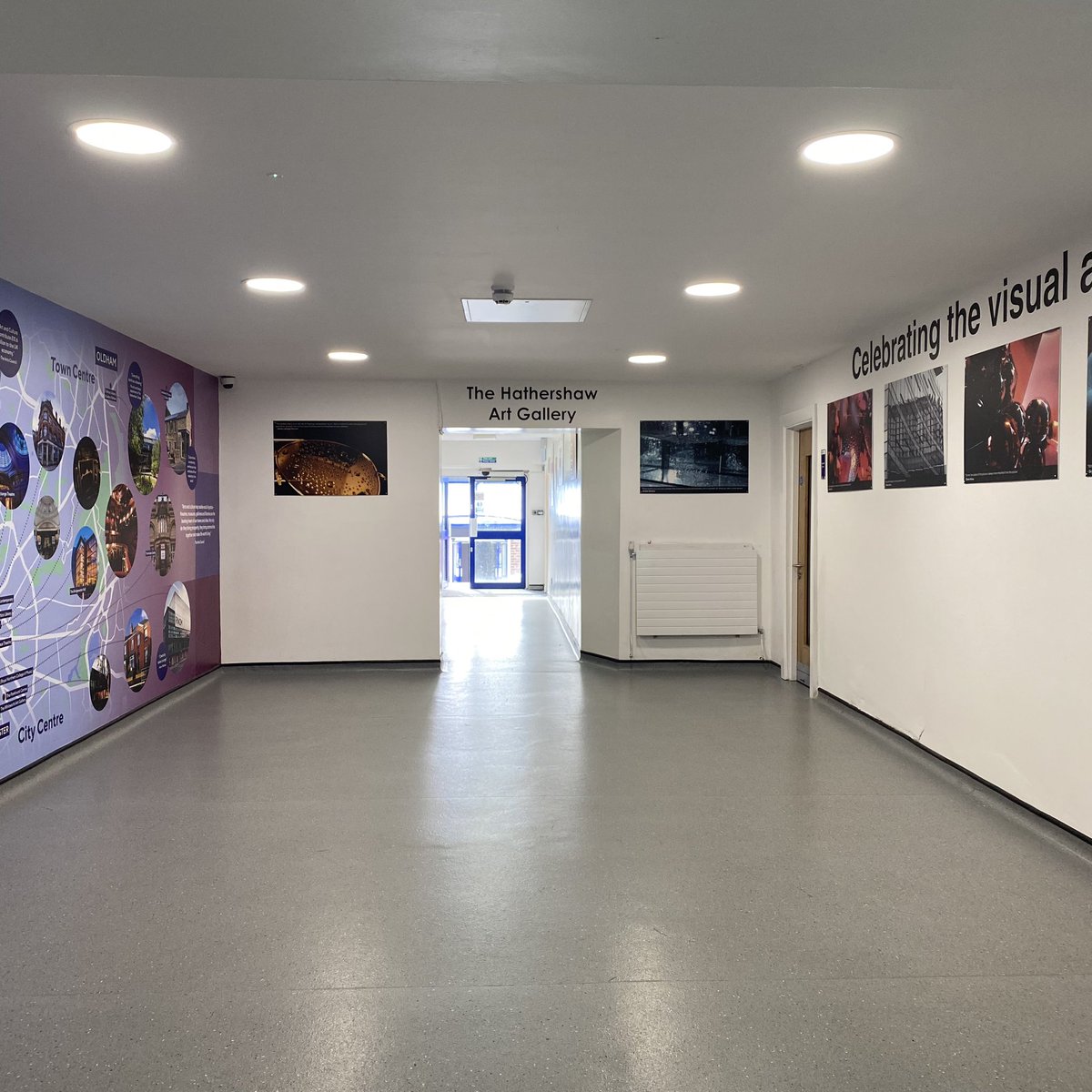 HathershawC's tweet photo. We’re very pleased with our new art gallery! A place to showcase the amazing talent and skills of our pupils and highlight the value of cultural organisations in Greater Manchester.

#TogetherWeSucceed #VisualArt https://t.co/Cq5NmqScaQ