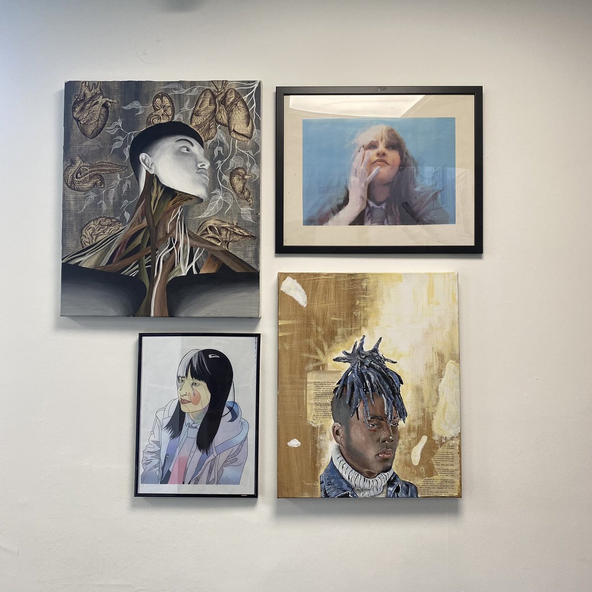 HathershawC's tweet photo. We’re very pleased with our new art gallery! A place to showcase the amazing talent and skills of our pupils and highlight the value of cultural organisations in Greater Manchester.

#TogetherWeSucceed #VisualArt https://t.co/Cq5NmqScaQ
