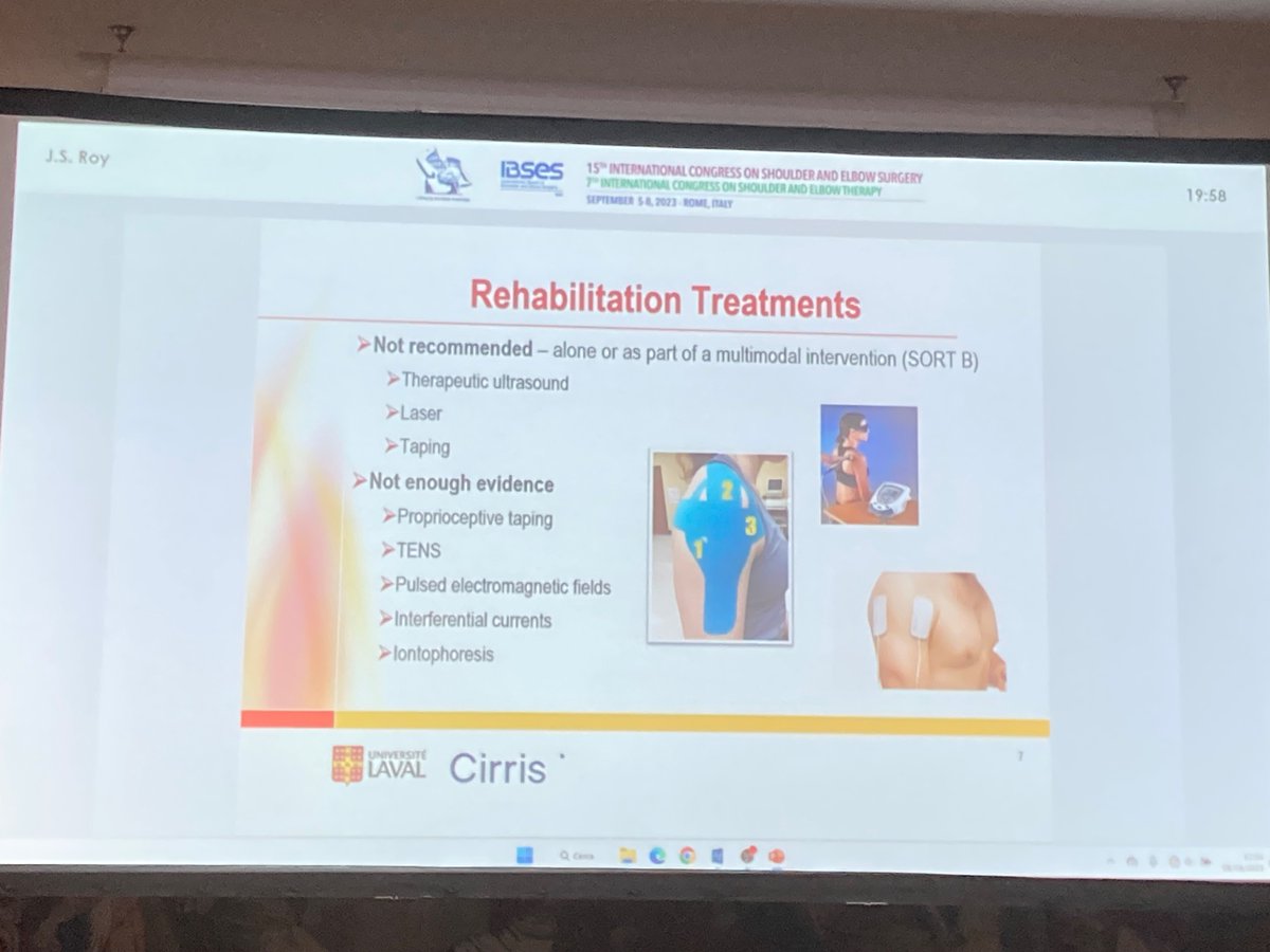 McCreesh_Karen's tweet photo. Management guidelines for cuff disorders in workers (CPG) presented by @RoyJeanSebasti1
https://t.co/wXEcXfqDB1
@ICSSSET_23 #ICSET https://t.co/mKdNQPBDFz