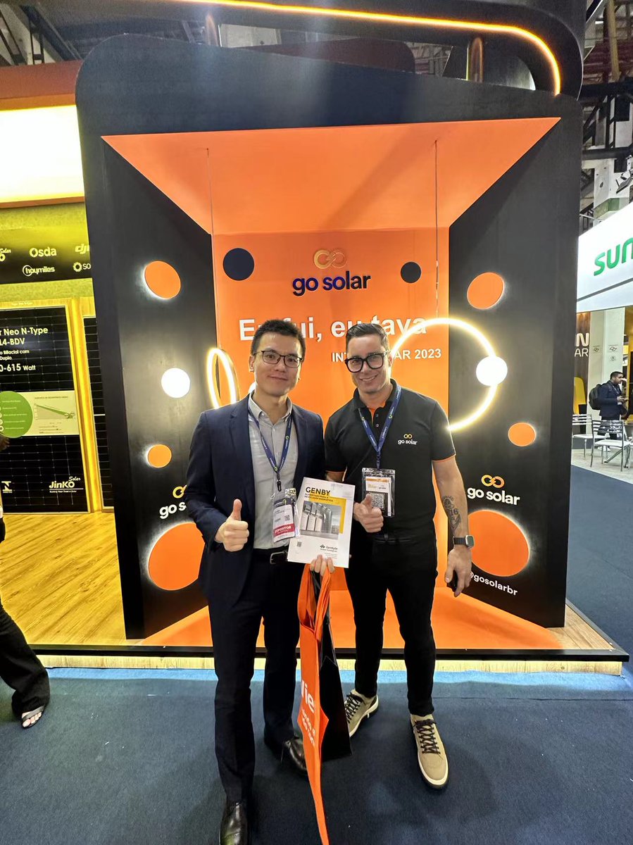 GenbyteTech's tweet photo. During the @ThesmarterE #SouthAmerica #2023, @GenbyteTech has conducted extensive exchanges and cooperation with professionals from all over the world and received high praise and unanimous recognition. It opens a window to accelerates the pace of the company's new #energy layout https://t.co/SV1YSIxAVI