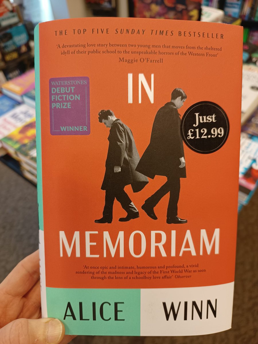 WstonesDundee's tweet image. We are absolutely loving this! Tracing the love story between two WWI soldiers, In Memoriam is a luminous, heartbreaking meditation on the tragedies of war and the precious sanctuary that can be found in deep human connection. @PenguinUKBooks @PenguinHuddleUK #WDFP