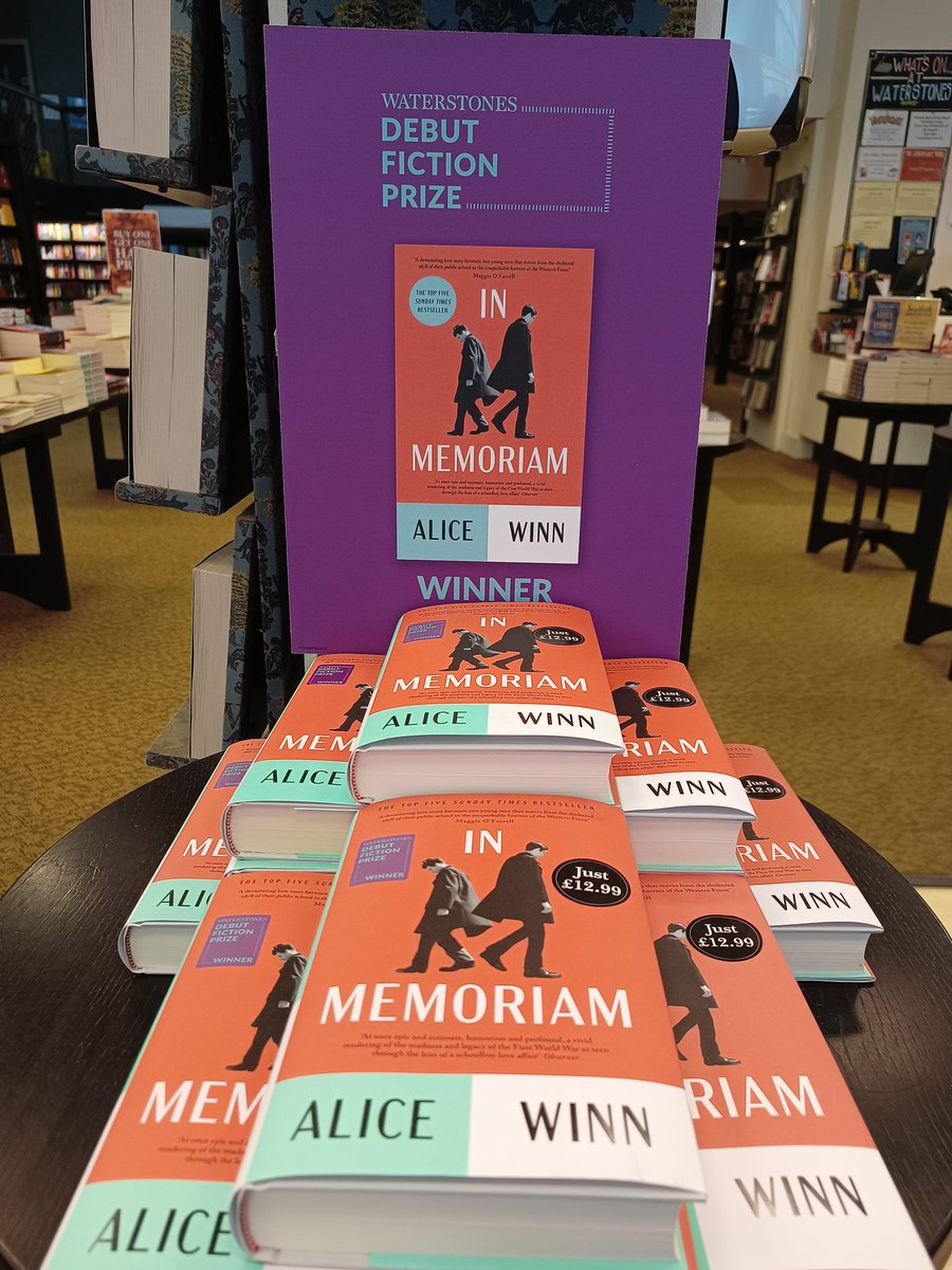 WstonesDundee's tweet image. We are absolutely loving this! Tracing the love story between two WWI soldiers, In Memoriam is a luminous, heartbreaking meditation on the tragedies of war and the precious sanctuary that can be found in deep human connection. @PenguinUKBooks @PenguinHuddleUK #WDFP