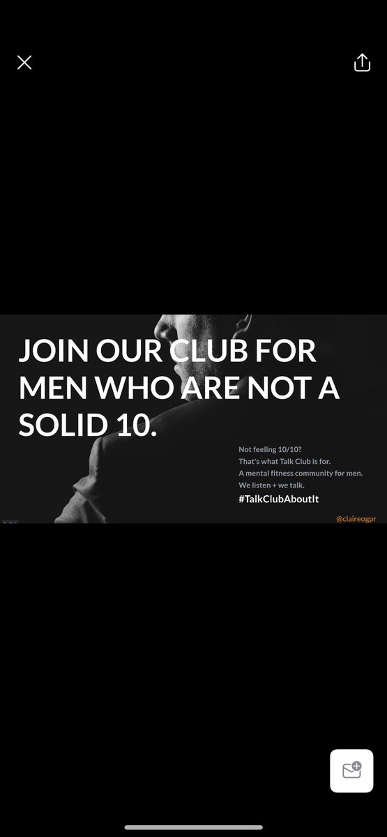 claireogpr's tweet photo. @OneMinuteBriefs @talkclubcharity https://t.co/evIhiYfQyz