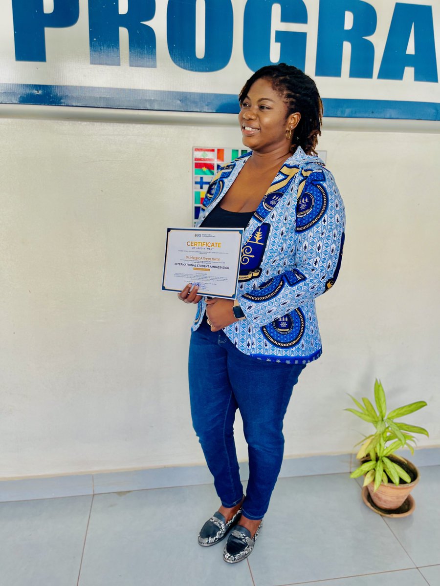 DrMargor's tweet photo. Honored &amp; excited to share that I’ve been appointed as an International Student Ambassador 4 the prestigious University of Ghana. Ready to serve &amp; support my fellow international students throughout their educational journey. Exciting times ahead! #UGIS75 ⁦⁦@UnivofGh⁩ https://t.co/cbaHCCFkan