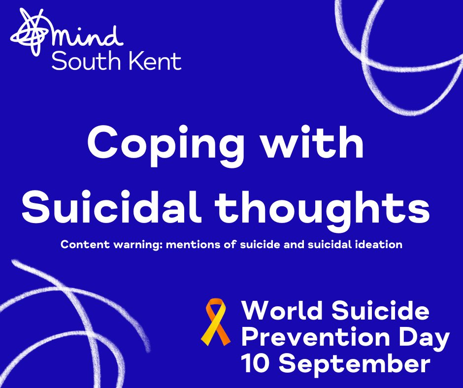 SouthKentMind's tweet photo. This Sunday is #WorldSuicidePreventionDay. Many of us struggle with difficult thoughts and feelings. Sometimes these feelings can be overwhelming and you may have thoughts about self-harm or suicide.
👉You are not alone 👈 #WSPD 1/3 https://t.co/BSua7J9vKB