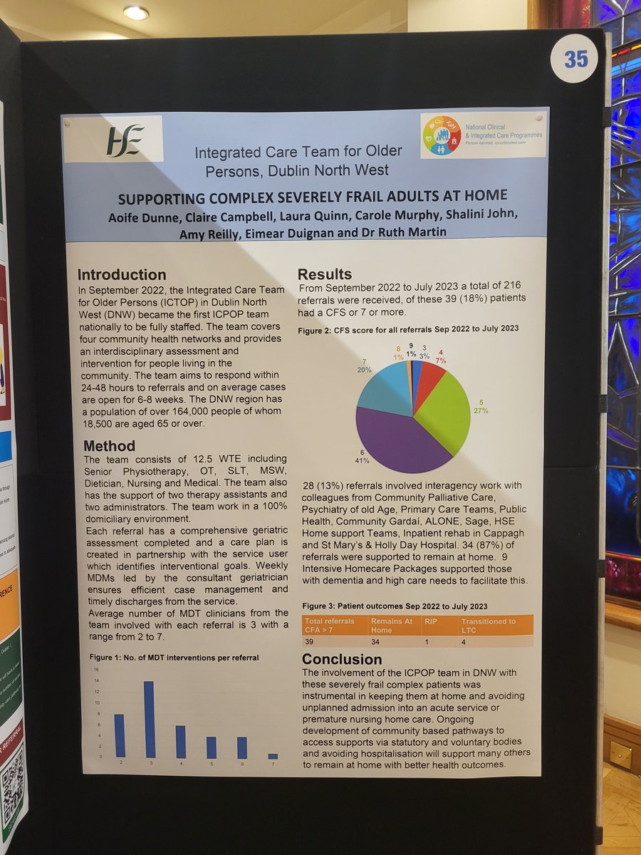 Excellent display of our work in icpop dnw at the ECC conference yesterday in Dublin Castle #ECC23 #ECConference23 @dncc