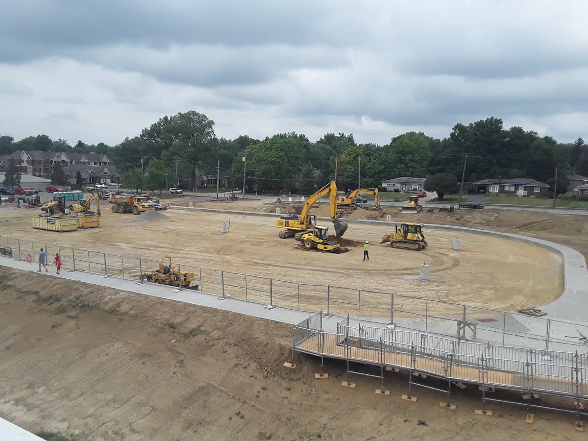 The lower lot <a href="/SycamoreJrHigh/">Sycamore Jr High</a> is taking shape!  When finished this lot will serve as our bus and event parking.