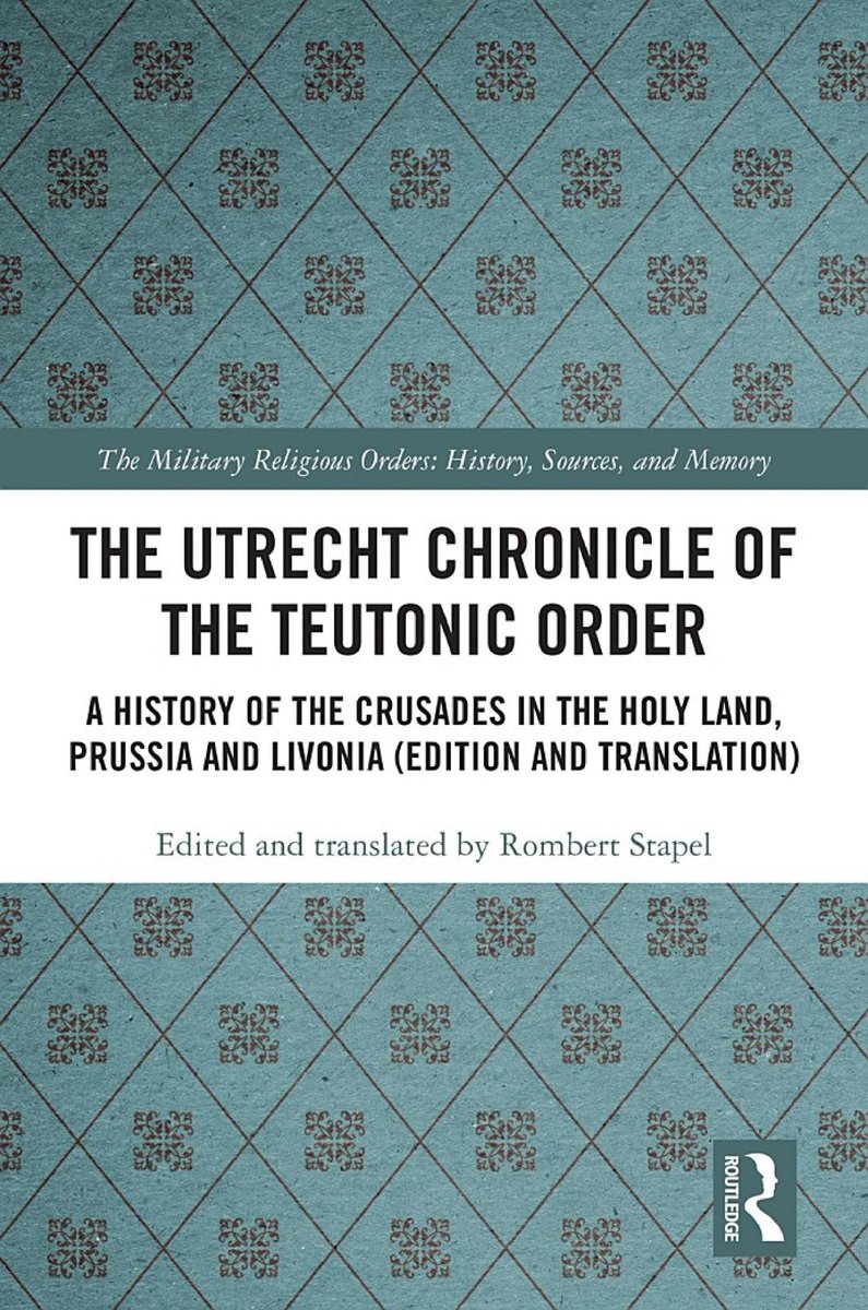 The Utrecht Chronicle of the Teutonic Order: A History of the Crusades in the Holy Land..., ed. trans. R. Stapel (@routledgebooks, September 2023)
facebook.com/MedievalUpdate…
routledge.com/The-Utrecht-Ch…
#medievaltwitter #medievalstudies #medievalhistoriography #criticaledition #crusades