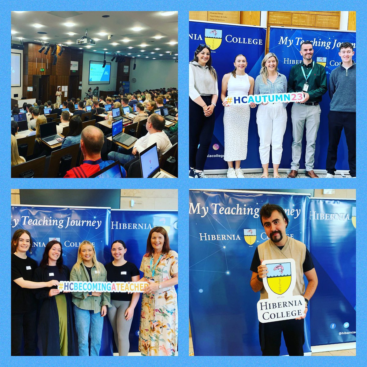 HiberniaCollege's tweet photo. Orientation day for PME in Post-Primary today.  Great excitement and engagement.
#hcbecomingateacher #hcautumn23 #hccommunity https://t.co/VCbkoeONrl