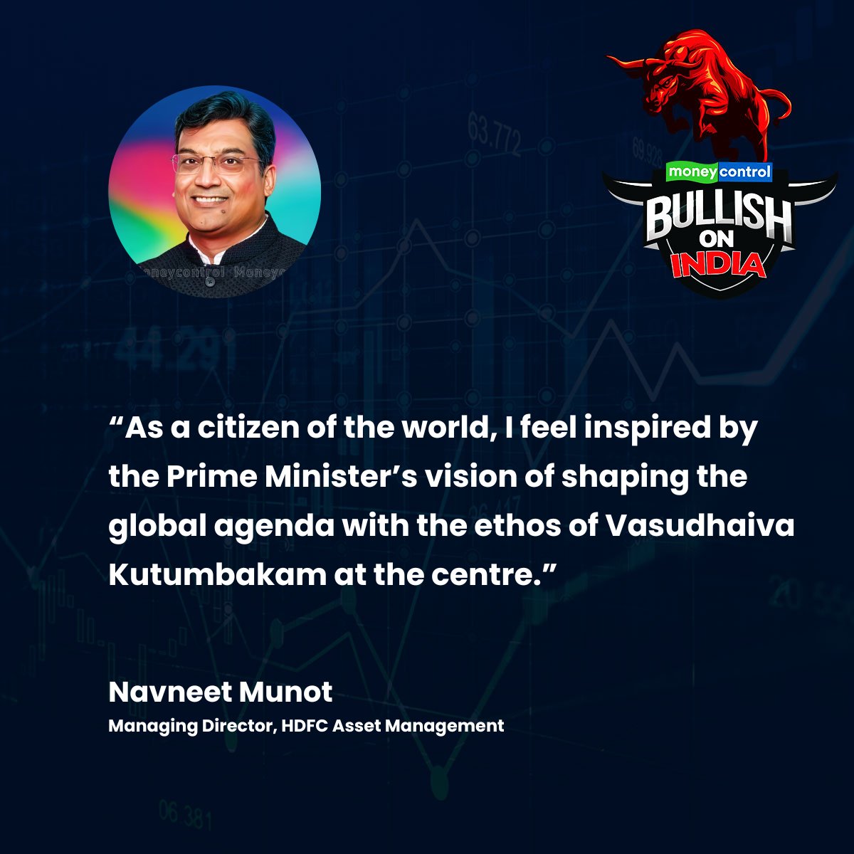 moneycontrolcom's tweet photo. Navneet Munot, Managing Director, HDFC Asset Management, said India is widely looked up to as an “oasis of hope” in a highly challenging global environment.
Know more ⤵️
https://t.co/Iyn3qYLG1R
#PMModiOnMoneycontrol #MCBullishOnIndia #MCAtG20 #G20SummitDelhi #G20Summit #G20IndiaPresidency #G20India #G20Summit2023 @g20org @narendramodi @PMOIndia