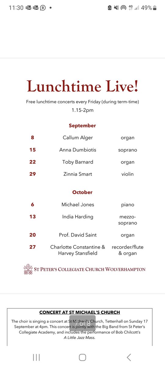 St Peter’s Choirs, Wolverhampton tweet media