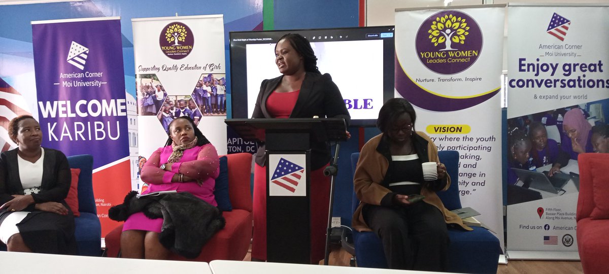 Ongoing discussion at American Spaces on inclusion of women in governance.
#WomenLead Roundtable 
<a href="/WendyObel/">Wendy Aura</a> @YoungMCAs_kenya 
<a href="/JuddyOyoo/">Juddy Oyoo</a> 

#YWLC2023