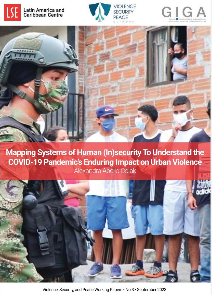 Alexandra Abello Colak (@abellocolak) on Twitter photo How does human insecurity affect dynamics of urban violence?
Here is the link to the paper where I explore this question using systems thinking. Thanks to the <a href="/LeverhulmeTrust/">The Leverhulme Trust</a> for the support to my research and to the members of the VSP network! img1.wsimg.com/blobby/go/f7b3… How does human insecurity affect dynamics of urban violence?
Here is the link to the paper where I explore this question using systems thinking. Thanks to the <a href="/LeverhulmeTrust/">The Leverhulme Trust</a> for the support to my research and to the members of the VSP network! img1.wsimg.com/blobby/go/f7b3…