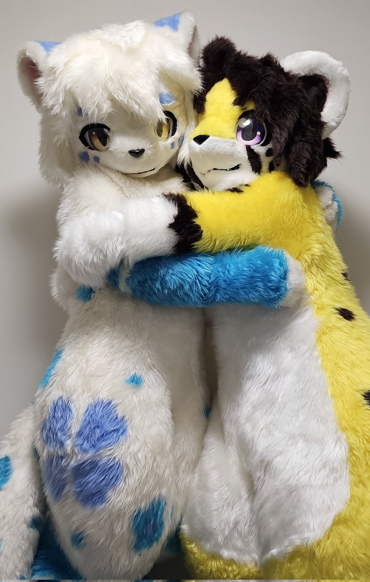 akimitsuki1's tweet photo. 昔から仲良し2人！(*´ч`*

 #FursuitFriday https://t.co/RzJUsmfJhk