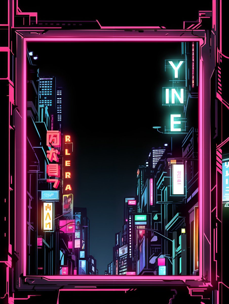 amari_AI_art's tweet photo. ( ϶'ᗜ')϶＜サイバーパンクのフリー背景

アンケート2位‼️
サイバー✖️ネオンと言うことで❗️
スタイリッシュでカッコいい、サイバーパンクの世界をお届け😎

🆗加工、商用利用
🆖自作発言、再配布
#あまりのフリ���素材 #AI
#TRPG素材 #配信素材 #Vtuber素材 https://t.co/SnEfyfVSw7