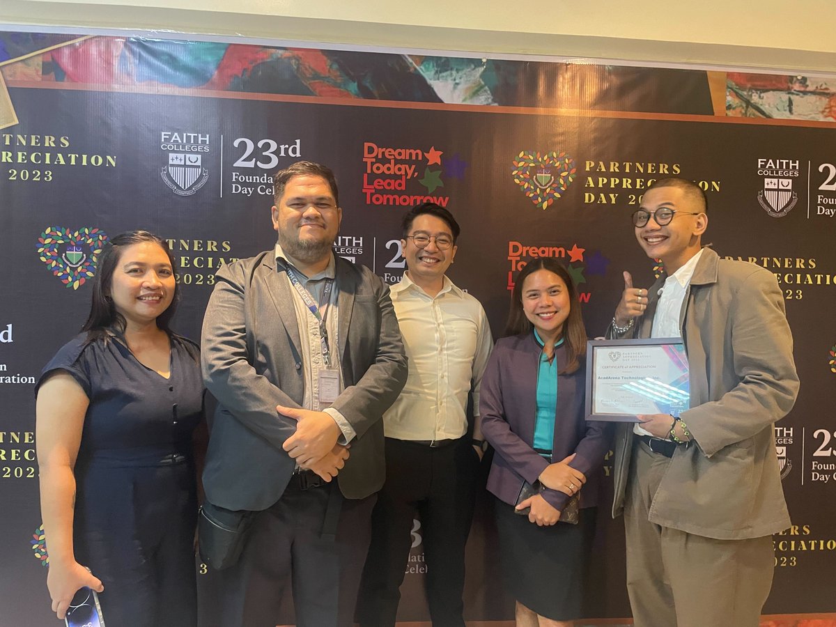 acadarena's tweet photo. AcadArena is honored to be part of @FAITHColleges Partners Appreciation Day as we celebrate its 23rd Founding Anniversary. https://t.co/OExk0eX66s