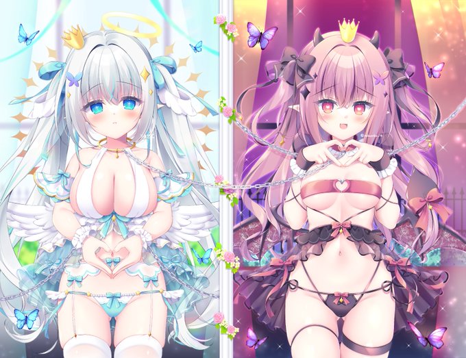 .°ʚ🩵どっち選ぶ?💜↝ 