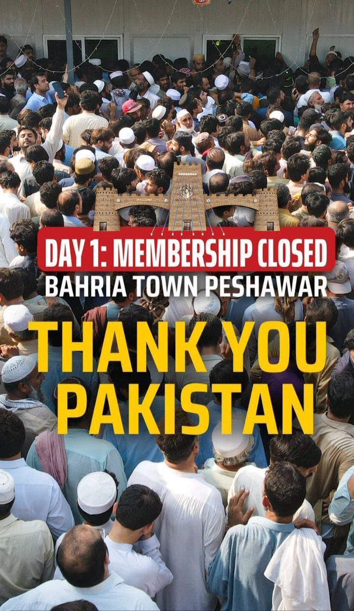 @bahriatownpeshawar 
Wae grani da