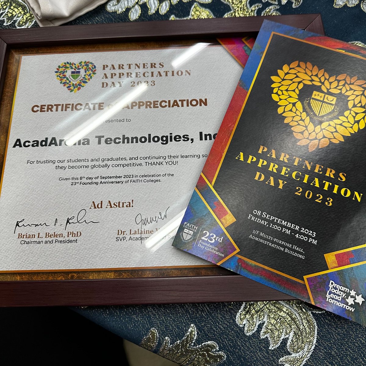 acadarena's tweet photo. We’d like to thank @FAITHColleges for trusting us with their students as we continue to work together to nurture global skills through esports and gaming embodying the spirit of #NotJustPlay. https://t.co/oYJEzxQIoN
