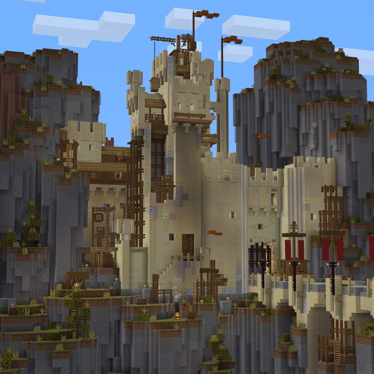 Borders of a forgotten kingdom.
#Minecraft #minecraft建築コミュ