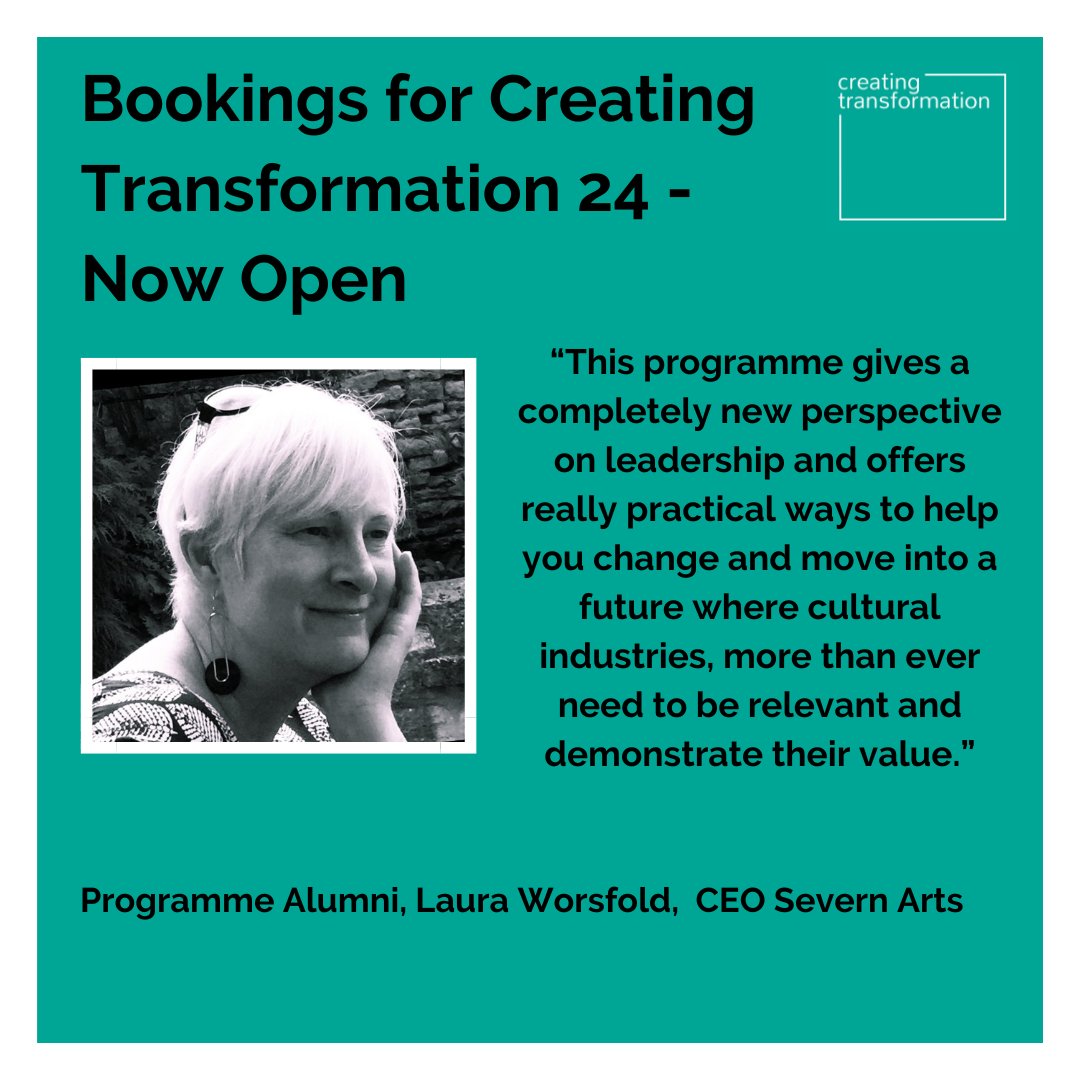 Join a community of leaders Creating Transformation - Reserve your places now for January '24. What promises have you made yourselves, your communities and your funders? What’s your Transformation Goal? What can you do better together? peoplemakeitwork.com/creating-trans…