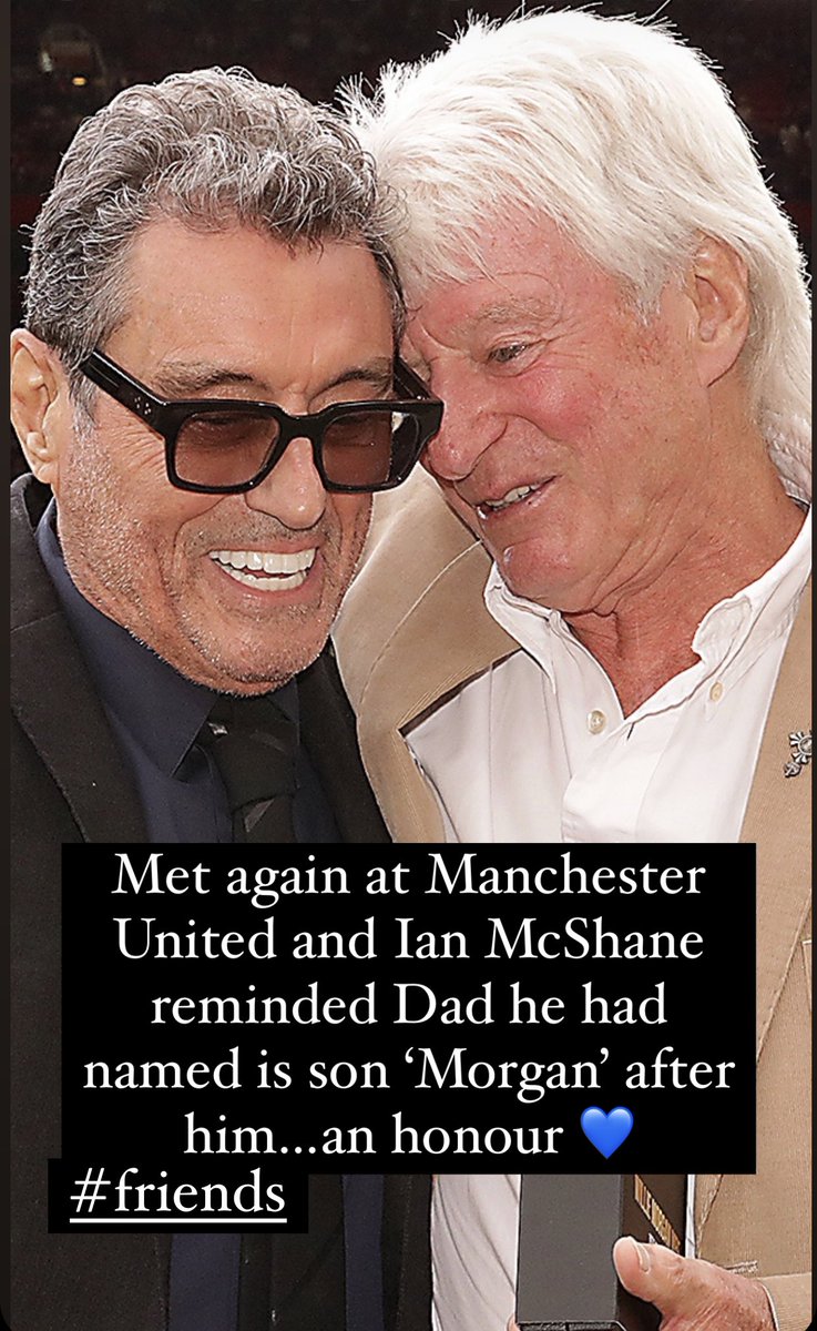 WillieMorganMBE's tweet photo. Great to see Ian been too long, Willie โฝ๏ธ #ianmcshane @GaynorMorgan @celebagents @ManUtd https://t.co/C35j2pCYQI