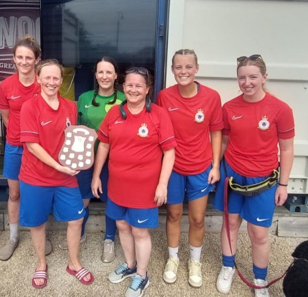 RAFFootball1920's tweet photo. Huge congratulations to all those involved in the Women's Festival of Football which was held yesterday at Shrewsbury Town FC. An absolutely fantastic event showing that Women's Football in the RAF is firmly on the rise! https://t.co/rIisLEtak9
