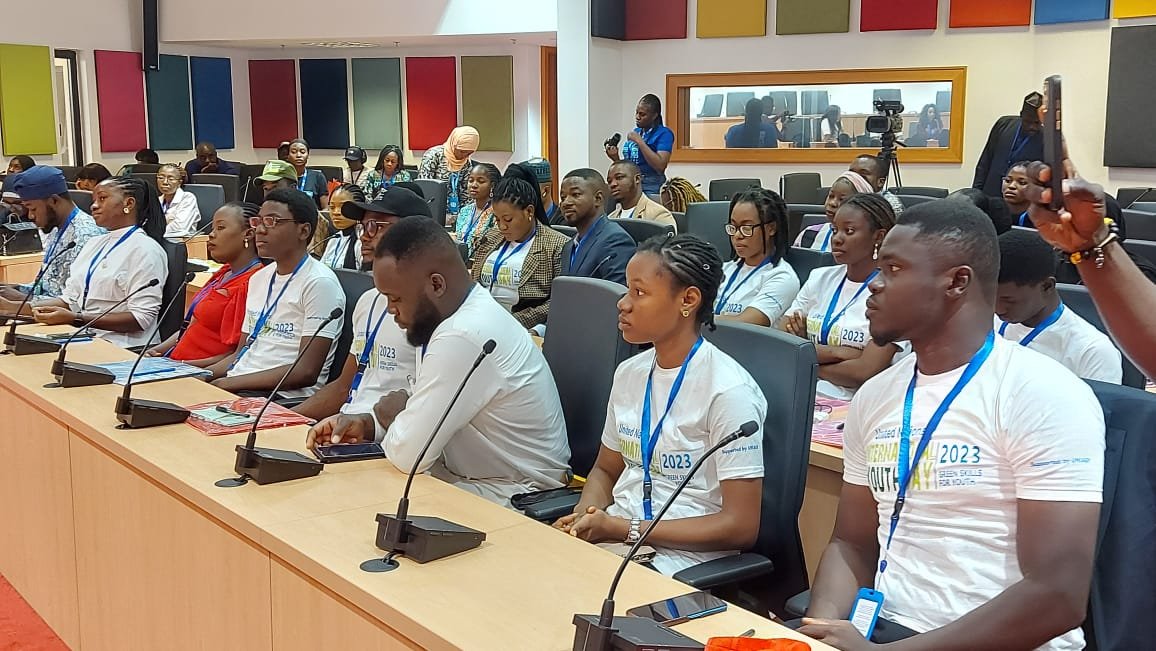 Happening Now!
The Green Skills Roundtable Discussions, with Youths offering insights on green job market and career transition.
#UNYouthDayNG
#UNIAGyouthNaija
#UNIYDgreenSkills
#IYD2023GSkills