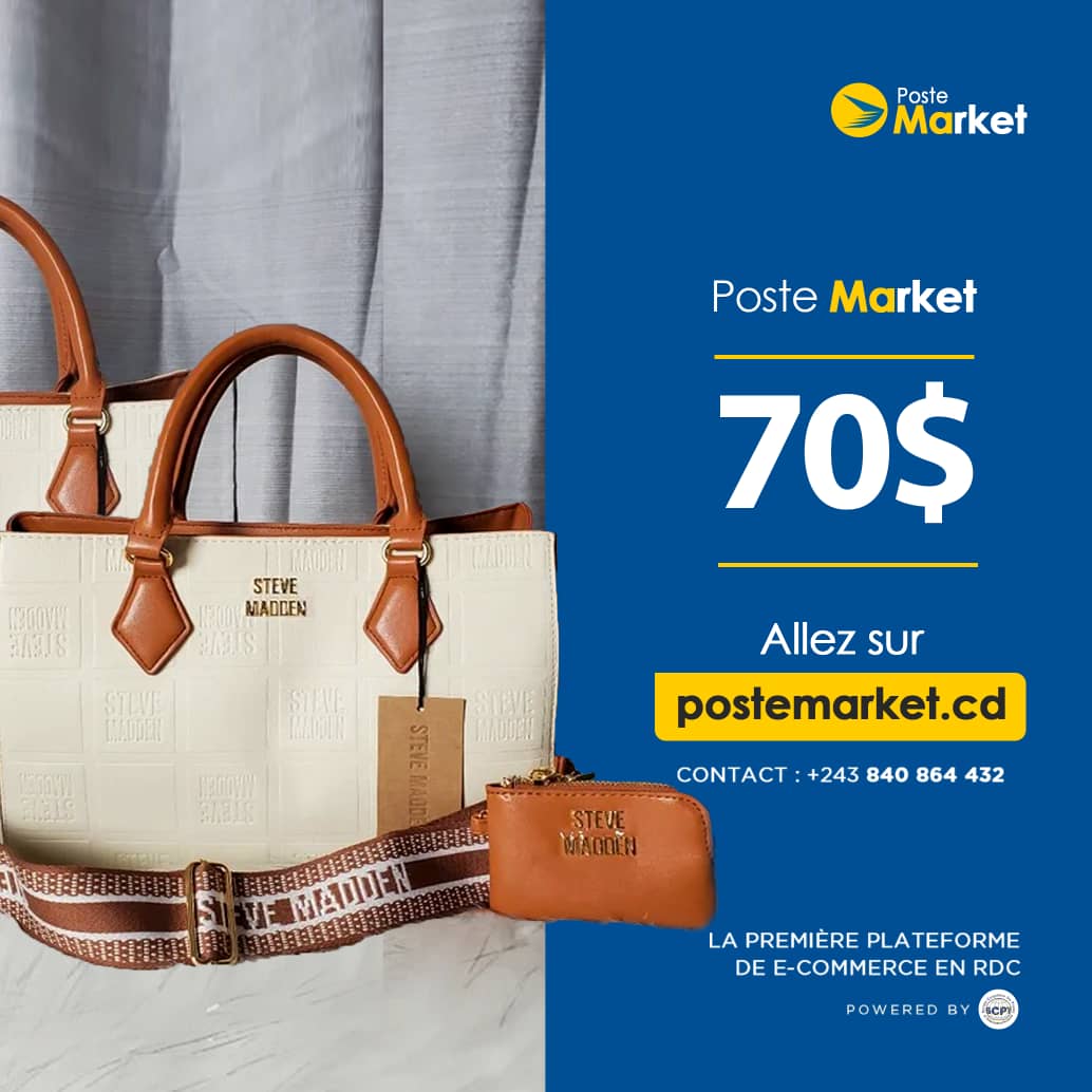 Postemarket_rdc's tweet image. Ce sac 👜 tendance😍 est à 70$🏷️ sur Poste Market, n&apos;attendez plus passez vos commandes dès maintenant sur 🔗postemarket.cd et bénéficiez d&apos;une livraison rapide 🚀
Qualité garantie ✅

Contact : +243 840 864 432

#PosteMarket
#Ecommerce #SCPT