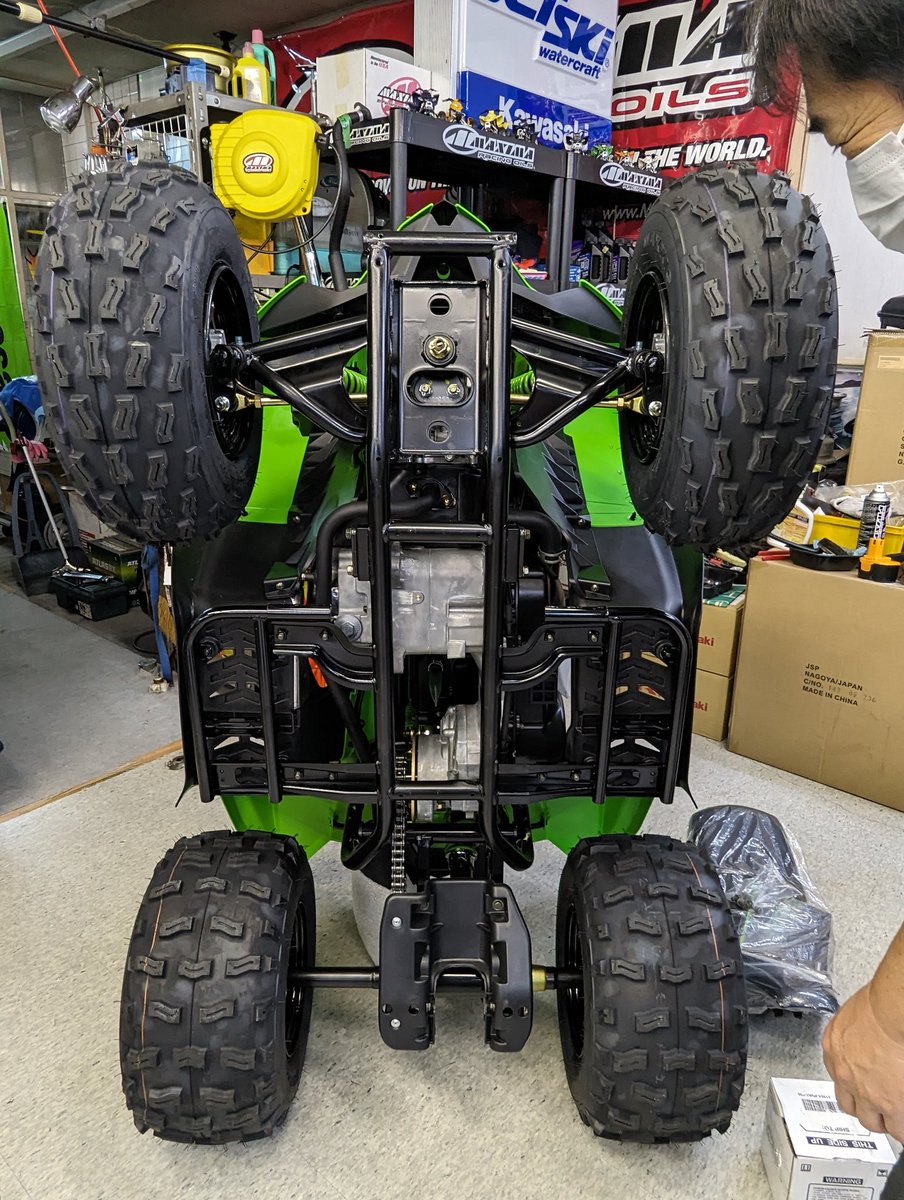 tetsudaokka's tweet photo. #KFX90
#ATV
カワサキのKFX90納車されました。
@Kawasaki_JPN
日本で出してくれて本当にありがとう御座います🥺 https://t.co/eYpOkuNsLp