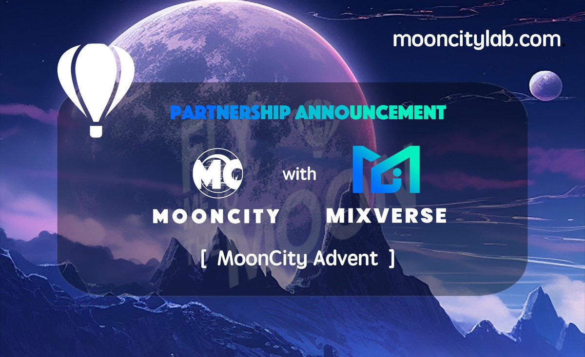 Glad to announce the partnership with <a href="/MoonCityLab/">MoonCity</a> which is so far known as the first &amp; only physical metaverse town connecting Web3.0 and regular world.