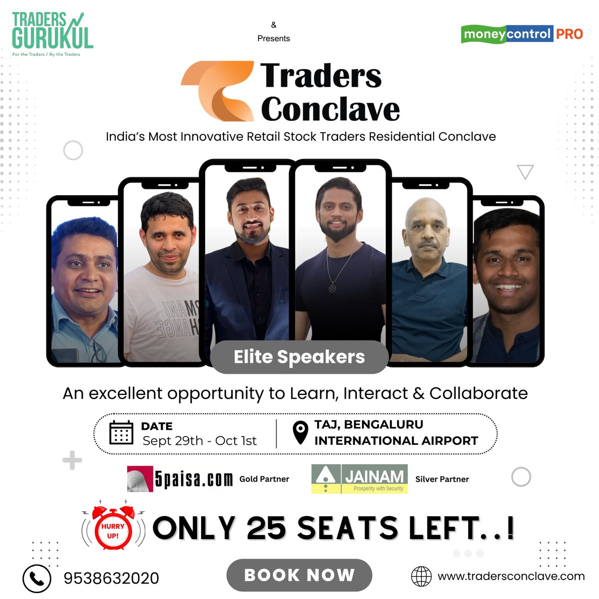 TradersgurukulC's tweet photo. #TradersConclave 2023.  Visit our website :- https://t.co/I5HpiAmql6
@PRAFULKULKARN18
@marketswithrk
@AshDevanampriya
@moneycontrolcom
@5paisa
@TajHotels

#trading #tradingstrategy #StockMarketindia #nifty #sensex #TRADINGTIPS #tradingpsychology #tradingevent https://t.co/5eCA1kmGg0