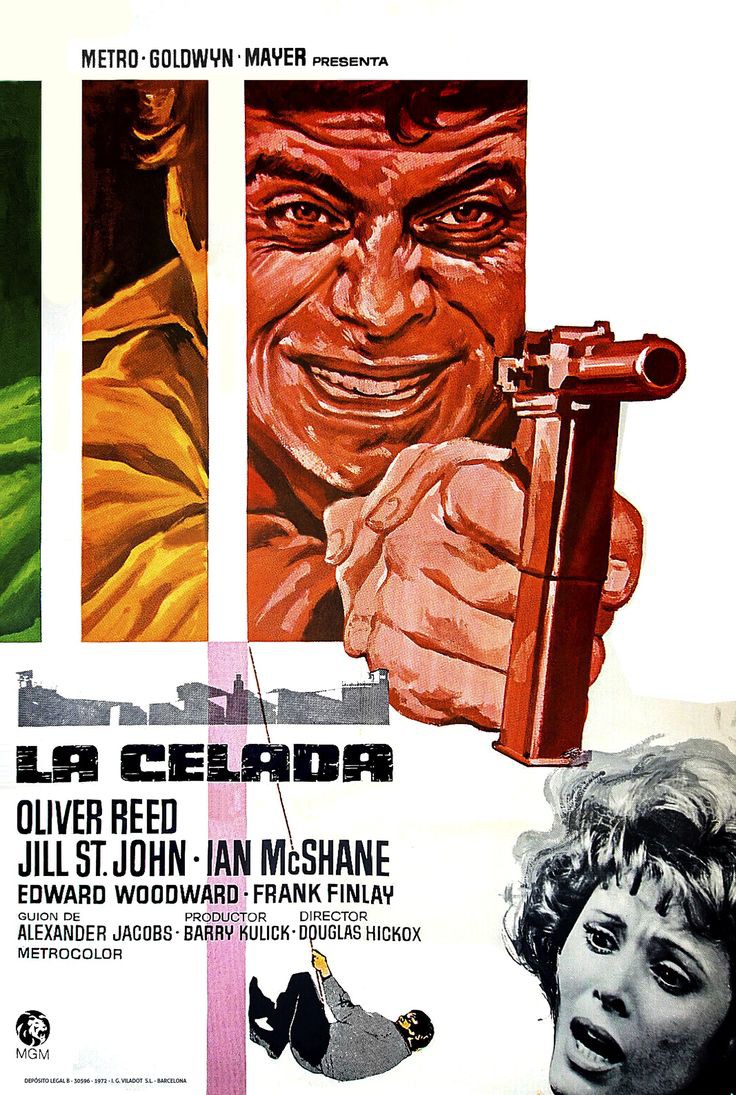 Spanish movie poster for #SittingTarget (1972 - Dir. #DouglasHickox) #OliverReed #JillStJohn #IanMcShane #EdwardWoodward #FrankFinlay