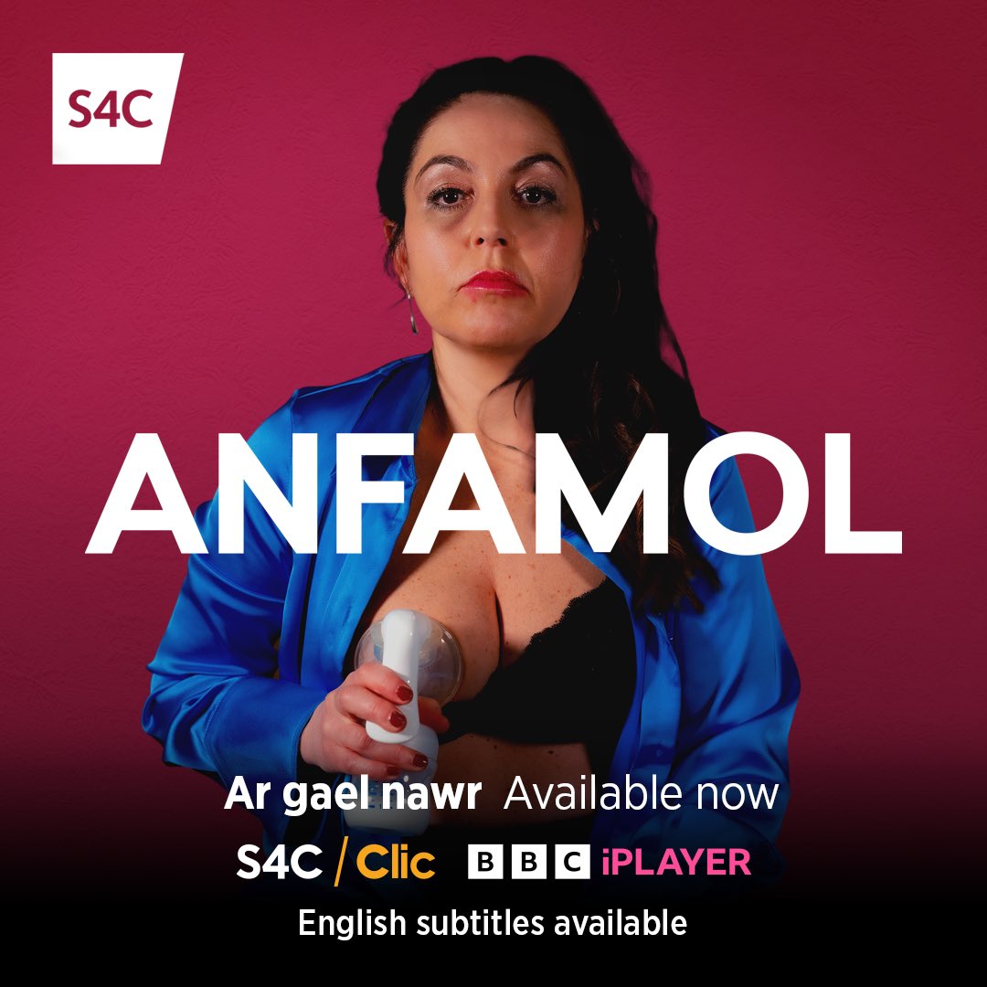 S4C's tweet photo. 👉 Anfamol
📲 Gwylia’r bocsset | Boxset available - S4C Clic &amp; BBC iPlayer

Drama newydd ar S4C yn dilyn stori Ani, cyfreithwraig lwyddiannus sengl sydd newydd droi’n ddeugain ac sy’n penderfynu defnyddio banc sberm i gael babi.

Friday night plans?🍿

👉 https://t.co/yhmSsuoCvo https://t.co/na5I3N0w74