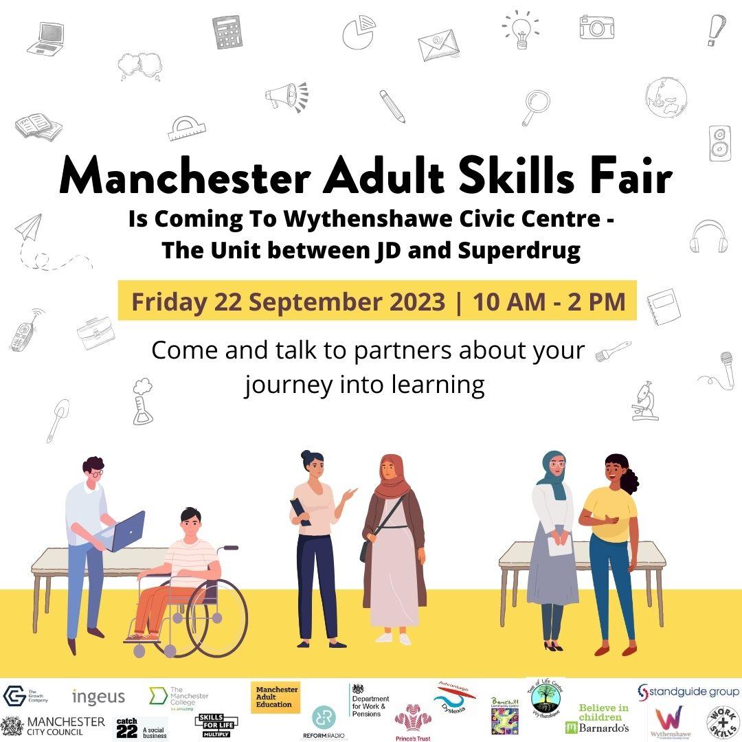 A range of work &amp; skills providers will be on hand to talk to those age 19+ who are unemployed, looking to upskill, retrain, or understand what training is available...